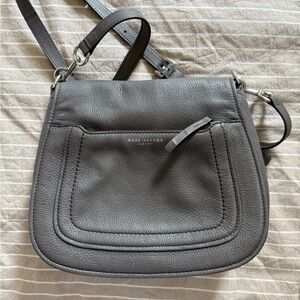 Marc Jacobs Dark Gray Leather Crossbody Bag